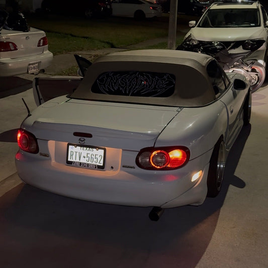 Insane Logo Rear Window Banner