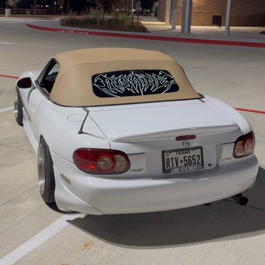 Insane Logo Rear Window Banner