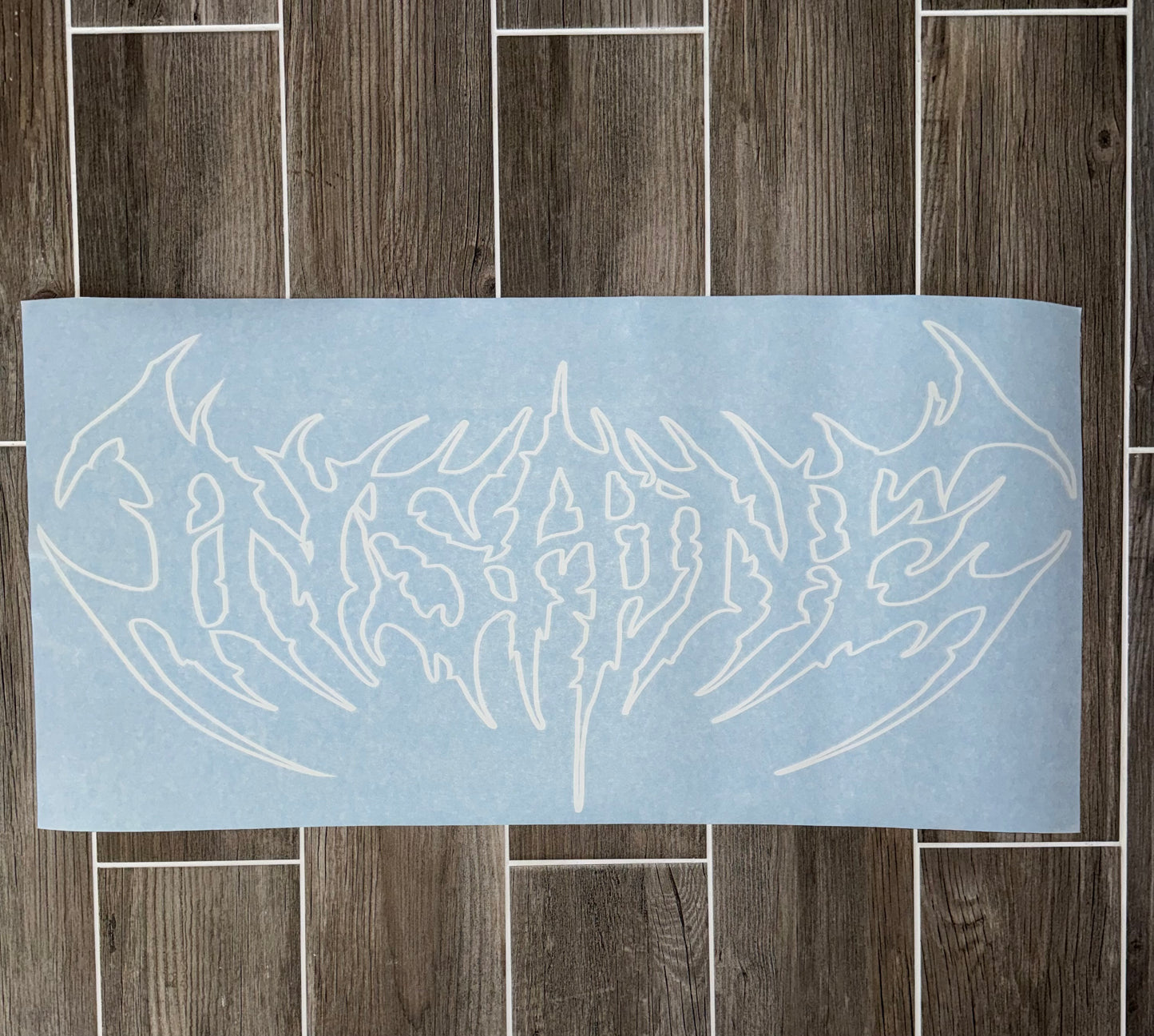 Insane Logo Rear Window Banner