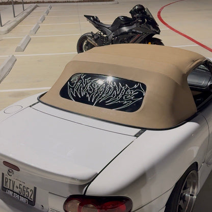 Insane Logo Rear Window Banner