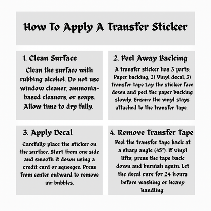 INSANE Transfer Sticker
