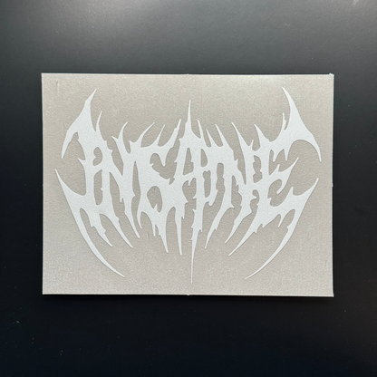 INSANE Transfer Sticker